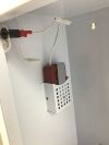 AED Defibrillator Wall Cabinet:  Includes Alarm.
No Key