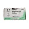 ETHICON REF C542D NUROLON Nylon Suture BLACK BRAIDED 18", 12/BOX, EXP. 2023/02