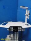 HILL-ROM Hillrom Welch Allyn 105341 Ergonomic Device Monitoring / ECG Cart W/ Shelf