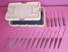 ACUFEX Arthroscopic Reusable Knife & Scissor Set St.Onge Arthroscopic Orthopedic Surgical Knife Scissors Set 18 pc   Case