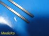 BAUSCH & LOMB 2X B&L Storz E0488 Elschnig Cyclodialysis Spatulas; 11mm Angled Tip; 5.1