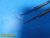 BAUSCH & LOMB 2X B&L Storz E0488 Elschnig Cyclodialysis Spatulas; 11mm Angled Tip; 5.1