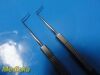BAUSCH & LOMB 2X B&L Storz E0488 Elschnig Cyclodialysis Spatulas; 11mm Angled Tip; 5.1