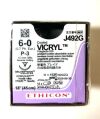ETHICON J492G 6-0 COATED VICRYL UNDYED 1X18