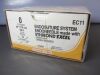 ETHICON EC11, ETHIBOND EXCEL Size 0, 43 in. Length, Green, Polyester, Braided, 1/2 Circle, 24 mm Needle Length Sutures