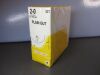 ETHICON 53T Suture, Size 2-0, 27 in., Yellowish Tan, Plain Gut, Monofilament, 1/2 Circle, 70 mm Needle Length, 24/Box Sutures