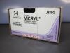 ETHICON J885G Suture, Size 3-0, 144 in. Length, Undyed, Polyglactin 910, Braided, Ligapak Reel Needle, Absorbable, Coated, 12/BOX Sutures