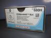 ETHICON 680H PERMA-HAND SILK Suture, Reverse Cutting, Non-Absorbable, FSL 30mm 3/8 Circle, Black Braided 18" / 45cm, Size: 0, 36/Box Sutures