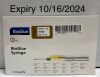 CRYOLIFE BG3510-5-US Single Pack - (1) 10 mL Syringe and Syringe Plunger, (4) Standard Syringe Tips and (3) 12 mm Spreader Tips, EXP 10/16/2024