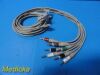 PHILIPS 9X  HP EKG Assorted Replacement Leads Wires Set (RA,LL,LA,RL,V6)
