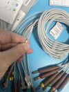 GE 2104724-005 ECG Leadwires and Trunk Cables  BASE 10,BANANA  AHA ECG unit
