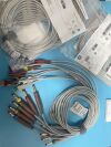 GE 2104724-005 ECG Leadwires and Trunk Cables  BASE 10,BANANA  AHA ECG unit