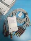 GE 2104724-005 ECG Leadwires and Trunk Cables  BASE 10,BANANA  AHA ECG unit