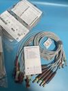 GE 2104724-005 ECG Leadwires and Trunk Cables  BASE 10,BANANA  AHA ECG unit