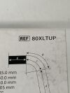 COVIDIEN Tracheostomy Tube XLT Cuffless  80XLTUP  Exp.2023-04  (Q17) Tracheostomy Tube XLT Cuffless