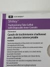 COVIDIEN Shiley Tracheostomy Tube, Cuffed, Fenestrated w/DIC 5.0mm  4DFEN   Exp.2029-02  (Q17) Tracheostomy Tube Cuffed