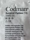 CODMAN 10 Pack Surgical Patties (10/PK)  80-1403 Exp.2028-02 & 2028-11  (E3) Surgical Patties