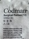 CODMAN 10 Pack Surgical Patties (10/PK)  80-1403 Exp.2028-02 & 2028-11  (E3) Surgical Patties