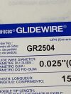 TERUMO Glidewire Hydrophilic Guidewire 0.025" x 150cm, Angled  GR2504  Exp.2024-11  (E7) Glidewire