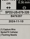 EV3 Spider FX Embolic Protection Device 7.0mm x .014inch   SPD2-US-070-320  Exp.2024-11  (E7) SpiderFx