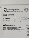 AXOGEN AxoGuard Nerve Connector 2mm x 15mm  AGX315   Exp.2024-11  (T9) axoguard nerve connector