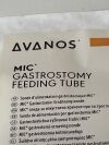 AVANOS MIC Gastrostomy Feeding Tube  0100-22  Exp.2024-05  (T9) MIC Gastrostomy Feeding Tube