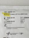 MEDTRONIC Bio-Medicus NextGen Femoral Venous Cannula 21F x 64.8cm, 3/8" Non-Vented 96600-121 Exp.2028-05  (T8) Bio-Medicus