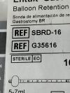 COOK MEDICAL Entuit Gastrostomy BR Balloon Retention Feeding Tube 16F x 10cm, 5-7ml  G35616  Exp.2023-04  (Y79) Entuit Gastrostomy BR