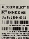 ALLERGAN AlloDerm Select  CM1516   Exp.2024-07  (Y79) AlloDerm Select