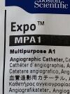 BOSTON SCIENTIFIC Expo MPA1 Angiographic Cath. 5F x 0.041inch H749085261171   Exp.2025-01  (Z6) Expo MPA1