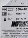 CORDIS Infiniti 4F Diagnostic Catheter 100cm AL II  538-446   Exp.2024-12  (Z6) Infiniti AL II