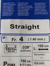 TERUMO Radiofocus Glidecath Straight Angiographic Catheter 4Fr 100cm  CG413   Exp.2024-04  (Z6) Glidecath