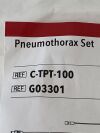 COOK MEDICAL Pneumothorax Set w/Chest Drain Valve, Trocar Placement, 9F x 29cm G03301  Exp. 2024-09 & 2024-12  (C7/Y10/Z8) Pneumothorax Set