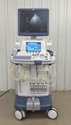 GE LOGIQ E9 Ultrasound System W/ 4 Probes,  ML6-15-D, 9L-D, S4-10-D, &amp; M5S-D Transducers - 195071 LOGIQ E9