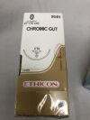 ETHICON 864H Chromic Gut Suture, Size 0, 27in length, CTX needle