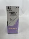 ETHICON J662H Coated Vicryl Absorbable Braided Polyglactin 910 Suture, Size 4-0, 27 in. Length, KS Needle