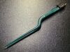 KIRWAN 20-1617AU Yasargil Bayonet AURA Non-Stick Irrigating Bipolar Forceps, 1.3mm, 7 1/8