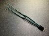 KIRWAN 20-1617AU Yasargil Bayonet AURA Non-Stick Irrigating Bipolar Forceps, 1.3mm, 7 1/8