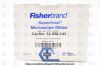 FISHER SCIENTIFIC 12-550-143 | | BOX OF  20 | Fisherbrand Superfrost Disposable Microscope Slides (Each box 72 slides)