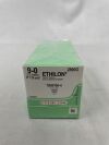 ETHICON 2890G ETHILON Nylon Suture, MICROPOINT - Spatula, Non-Absorbable, VAS100-4 5.1mm 3/8 Circle, Black Monofilament 6" = 15cm, Size: 9-0