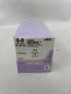 ETHICON J492G Coated Vicryl Absorbable Braided Polyglactin 910 Suture, Size 6-0, 18 in. Length, P-3 Needle