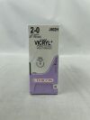 ETHICON J602H Coated Vicryl Absorbable Braided Polyglactin 910 Suture, Size 2-0, 27 in. Length, UR-6 Needle