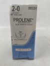 ETHICON 8853H PROLENE Polypropylene Suture, Taper Point, Non-Absorbable, MH 36mm / MH ½ Circle, Blue Monofilament 36" = 90cm, Size: 2-0