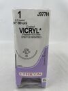 ETHICON J977H Coated Vicryl Absorbable Braided Polyglactin 910 Suture, Size 1, 36 in. Length, CTX Needle