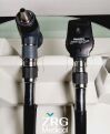 WELCH ALLYN 767 Series Wall Transformer w/ 23810 Otoscope   11720 Ophthalmoscope