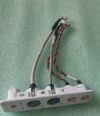 MINDRAY 、 Faceplate board of Mindray MPM. Defibrillator