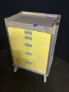 LOGIQUIP Acart 5 Drawer Crash Medical Tool Cart
