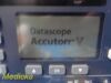 DATASCOPE Mindray  Accutorr V  (Masimo Set SpO2) W/ Patient Leads ~ Monitor