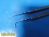 BAUSCH & LOMB B&L Storz E0600 (Stevens Tenotomy) & E0549 (Maumenee Iris) Hooks