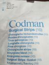 CODMAN 80-1455 Surgical Strips, 2 x 6 in.